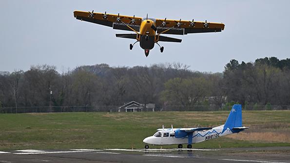 Electra.aero’s EL-2 Goldfinch and Britten-Norman BN-2 Islander